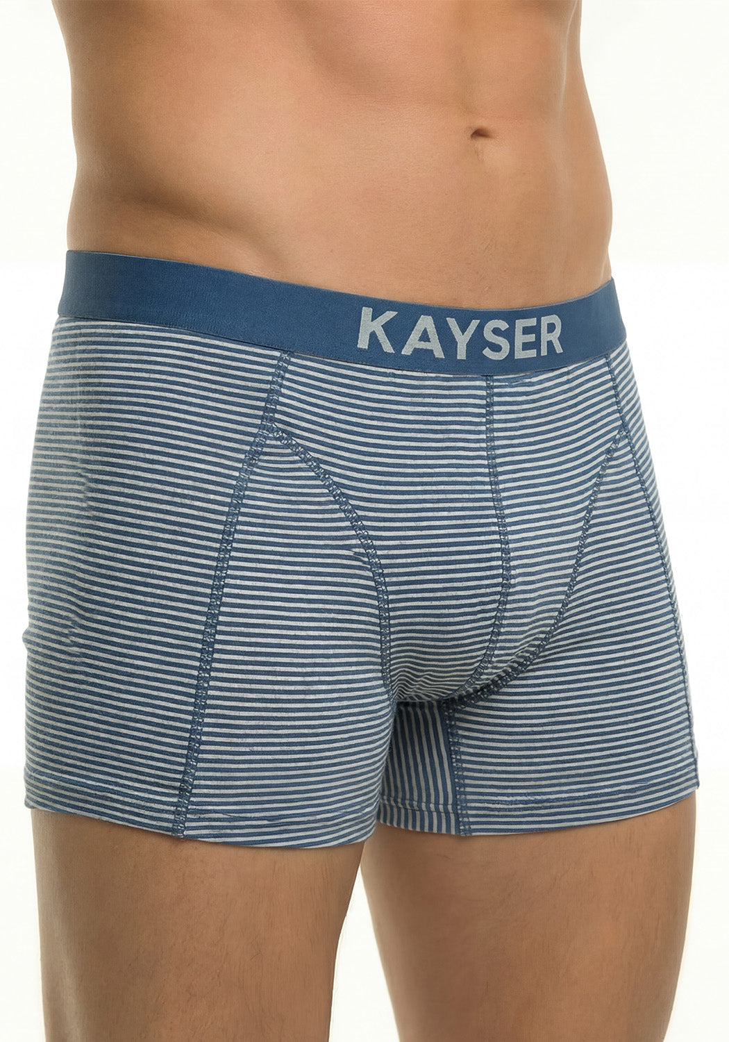 BOXER LARGO ALGODÓN AZUL1 HOMBRE
