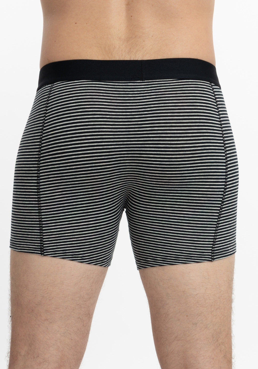 BÓXER LARGO KAYSER DE ALGODÓN NEGRO DE HOMBRE