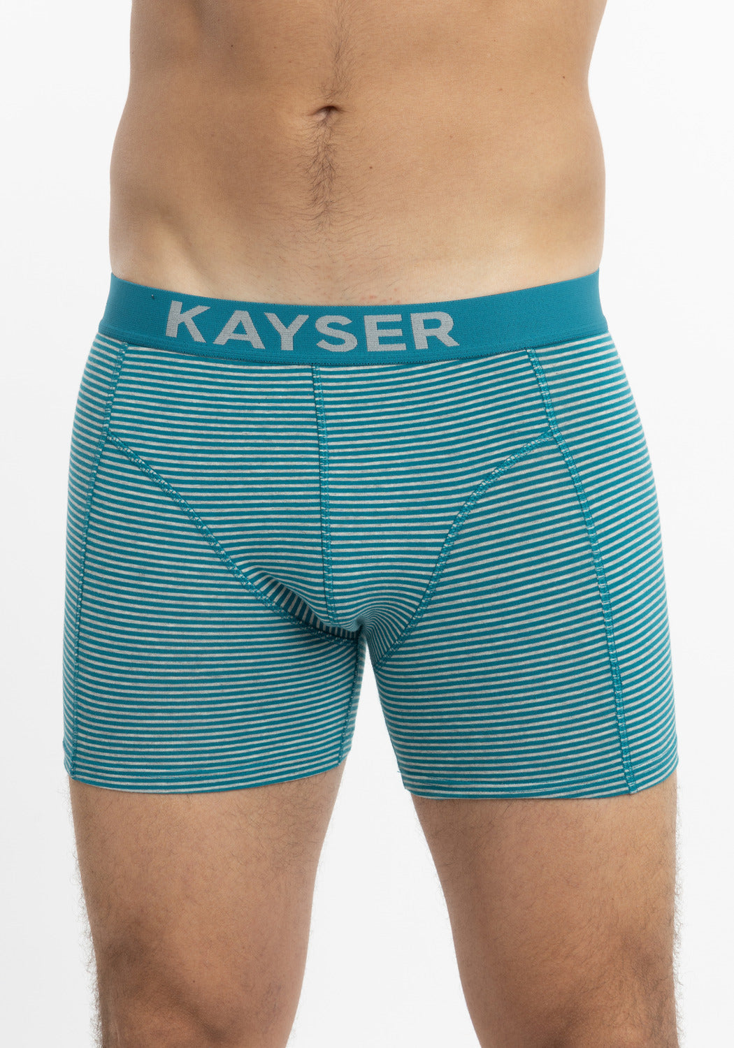 BÓXER LARGO DE ALGODÓN KAYSER TURQUESA DE HOMBRE