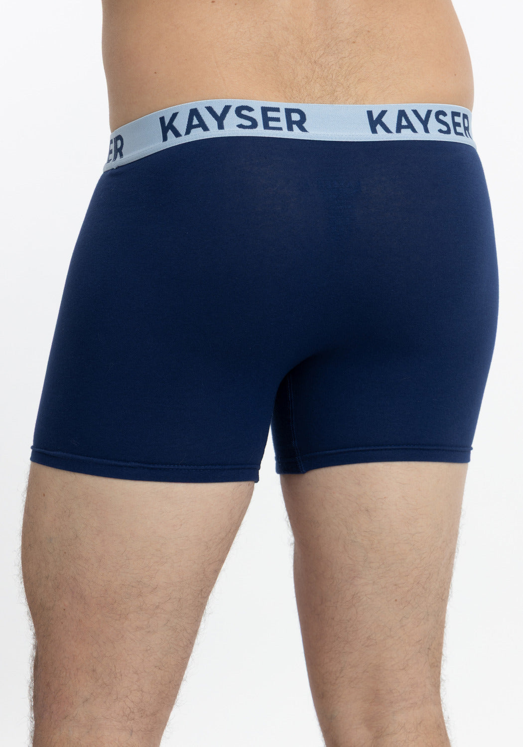 BÓXER LARGO DE ALGODÓN KAYSER AZUL DE HOMBRE