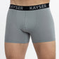 BÓXER LARGO KAYSER DE ALGODÓN GRIS HOMBRE