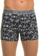 BOXER LARGO ALGODON GRIS HOMBRE