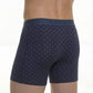 BOXER LARGO ALGODON AZUL MARINO HOMBRE