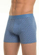 BOXER LARGO ALGODON CELESTE HOMBRE