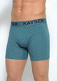 BOXER LARGO ALGODON VERDE HOMBRE