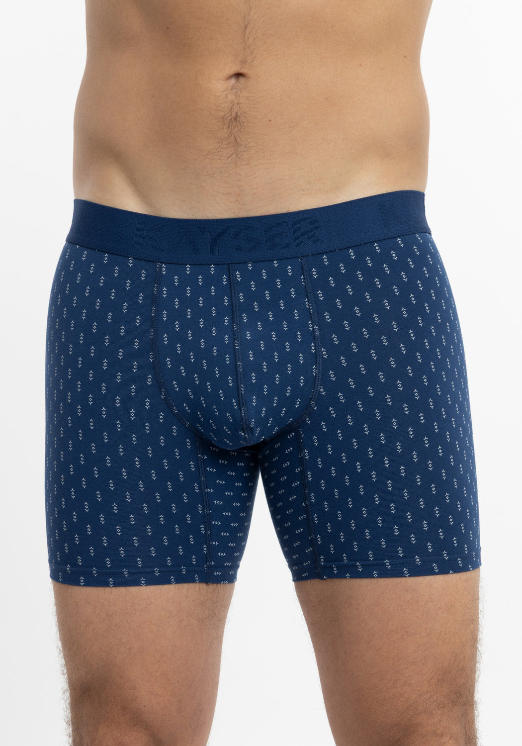BÓXER LARGO KAYSER DE ALGODÓN AZUL DE HOMBRE
