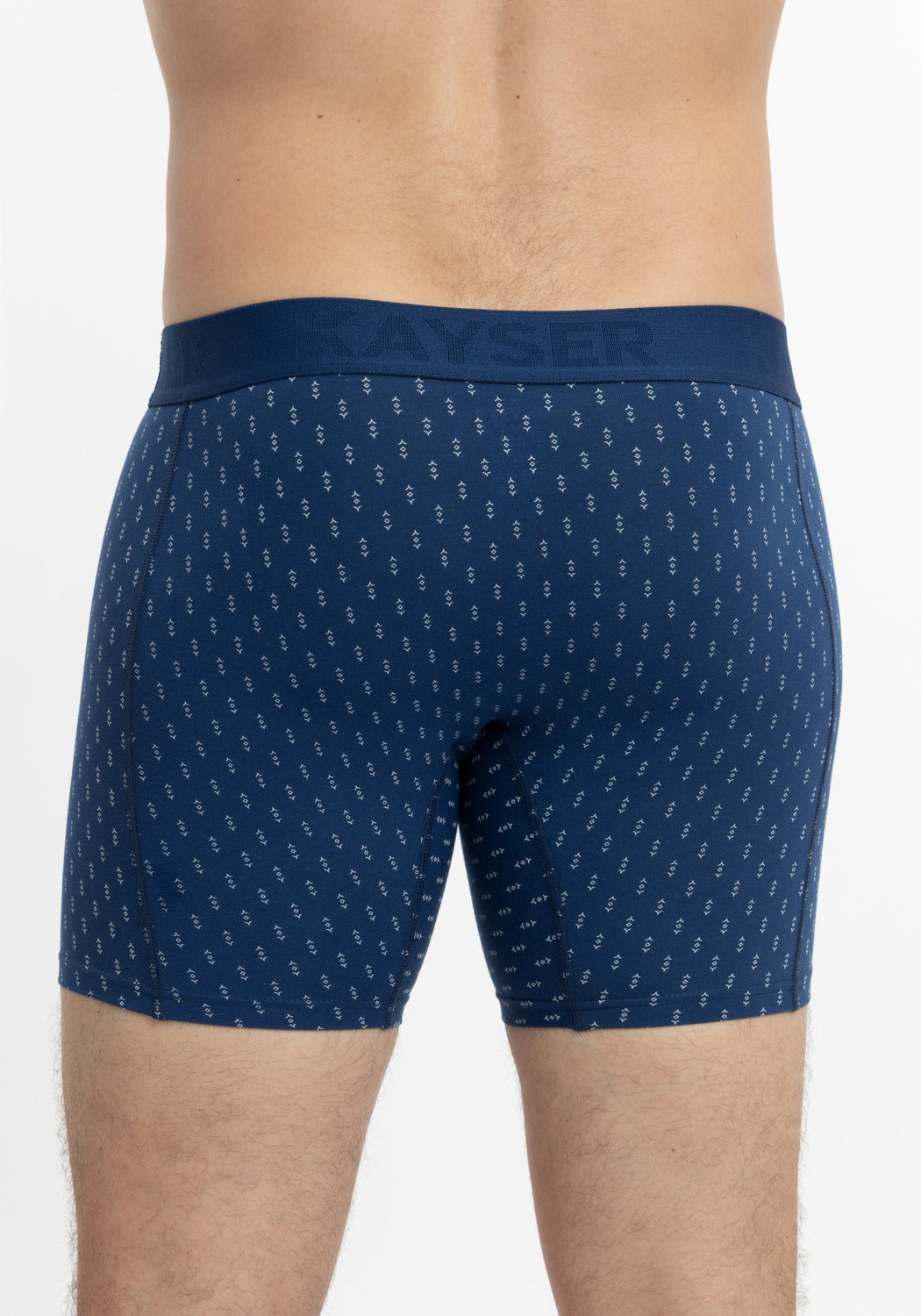 BÓXER LARGO KAYSER DE ALGODÓN AZUL DE HOMBRE