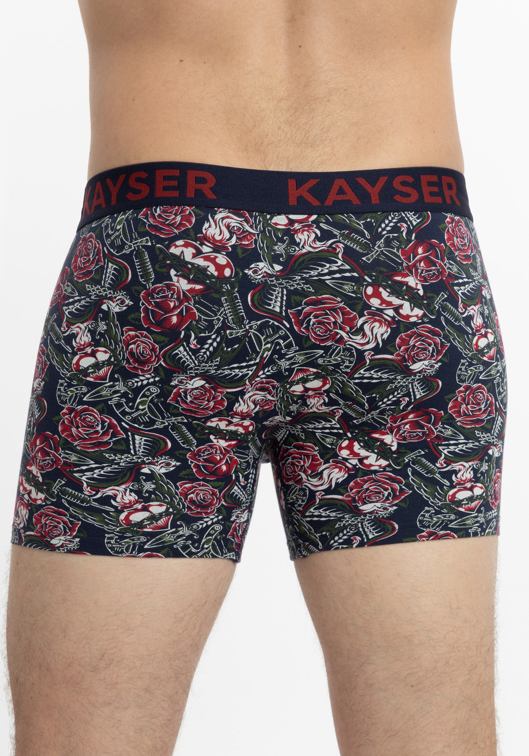 BÓXER LARGO KAYSER ALGODÓN ROJO HOMBRE