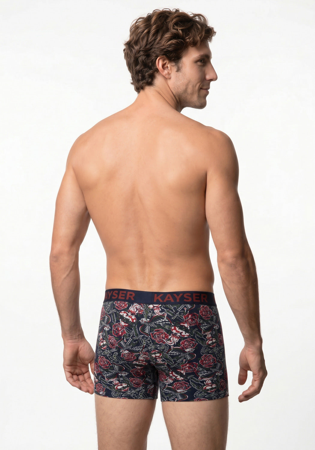 BÓXER LARGO KAYSER ALGODÓN ROJO HOMBRE
