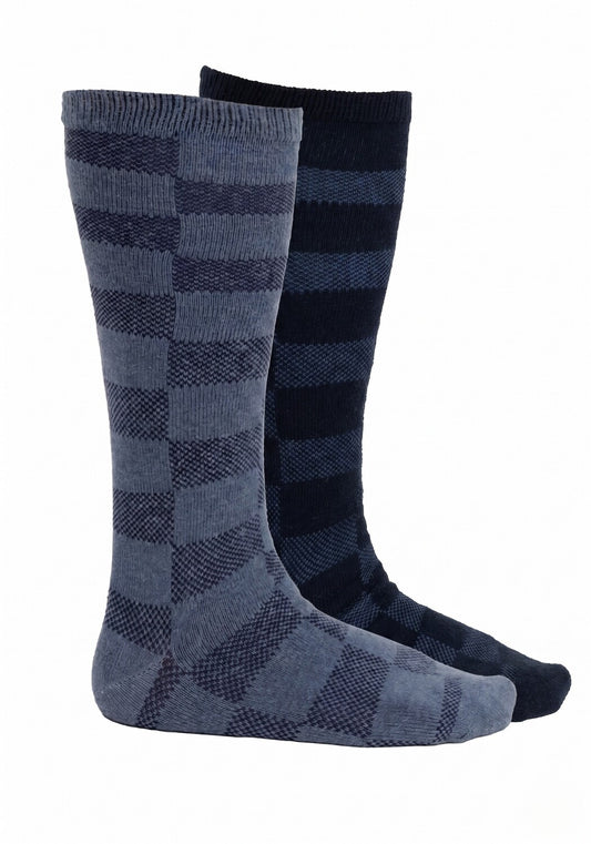 BIPACK CALCETIN SOQUETES POLIESTER AZUL HOMBRE