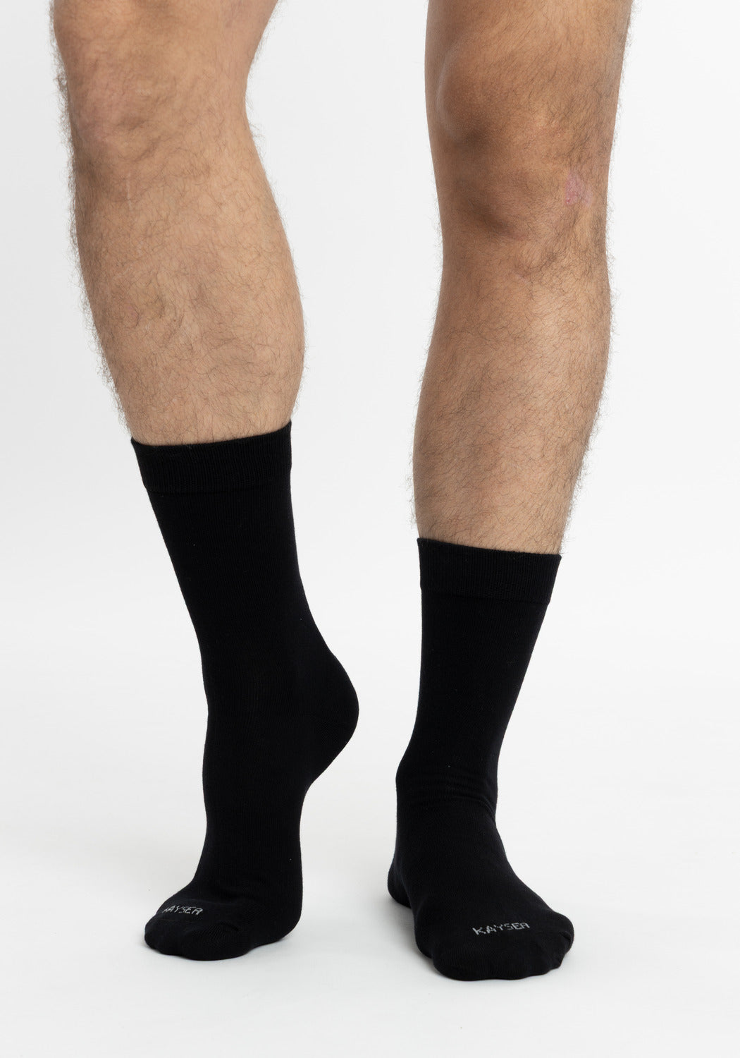TRIPACK CALCETIN SOQUETES DE ALGODÓN NEGRO DE HOMBRE KAYSER