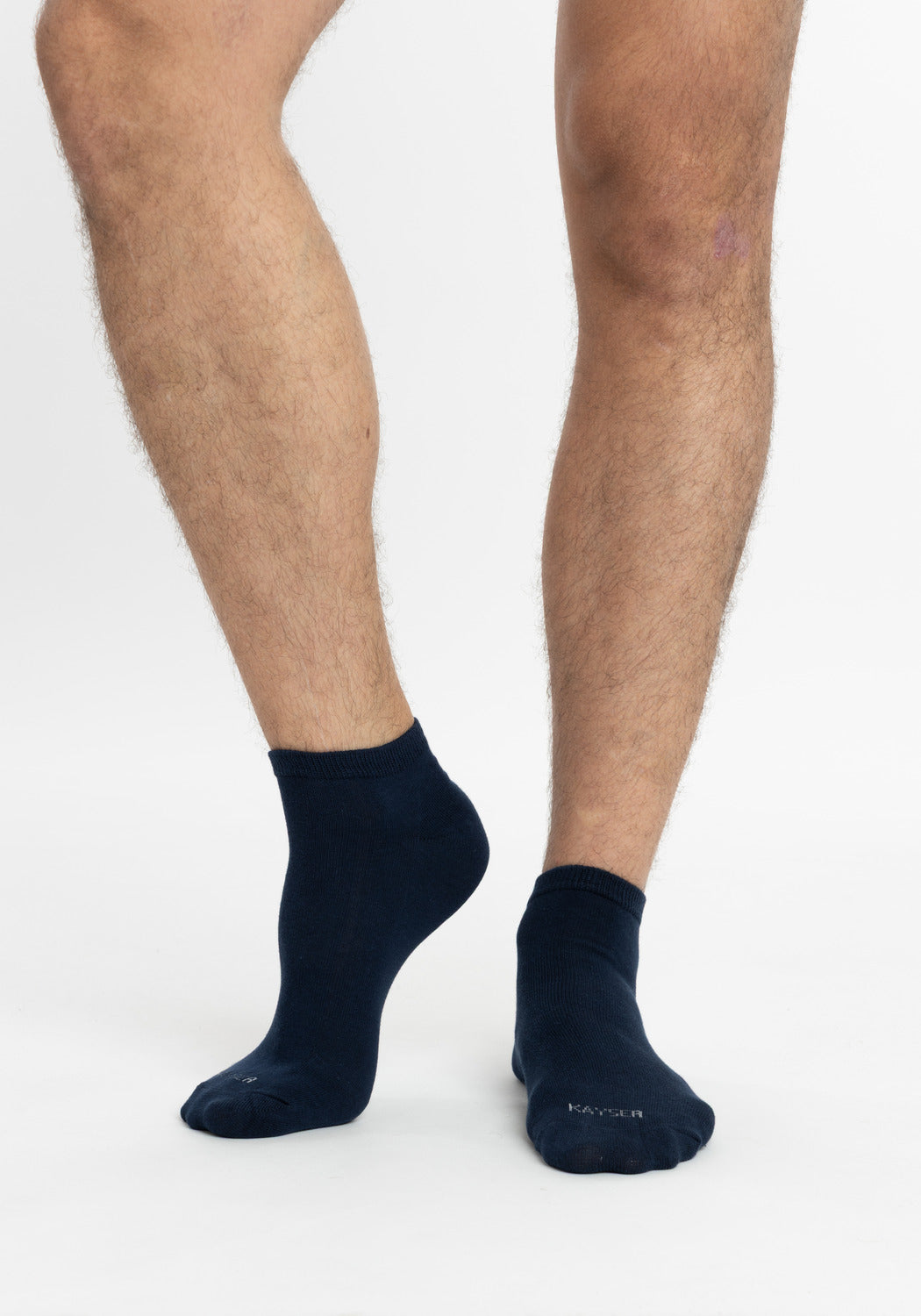 TRIPACK CALCETIN TOBILLEROS DE ALGODÓN AZUL DE HOMBRE