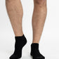 TRIPACK KAYSER  CALCETIN TOBILLEROS DE ALGODÓN NEGRO DE HOMBRE