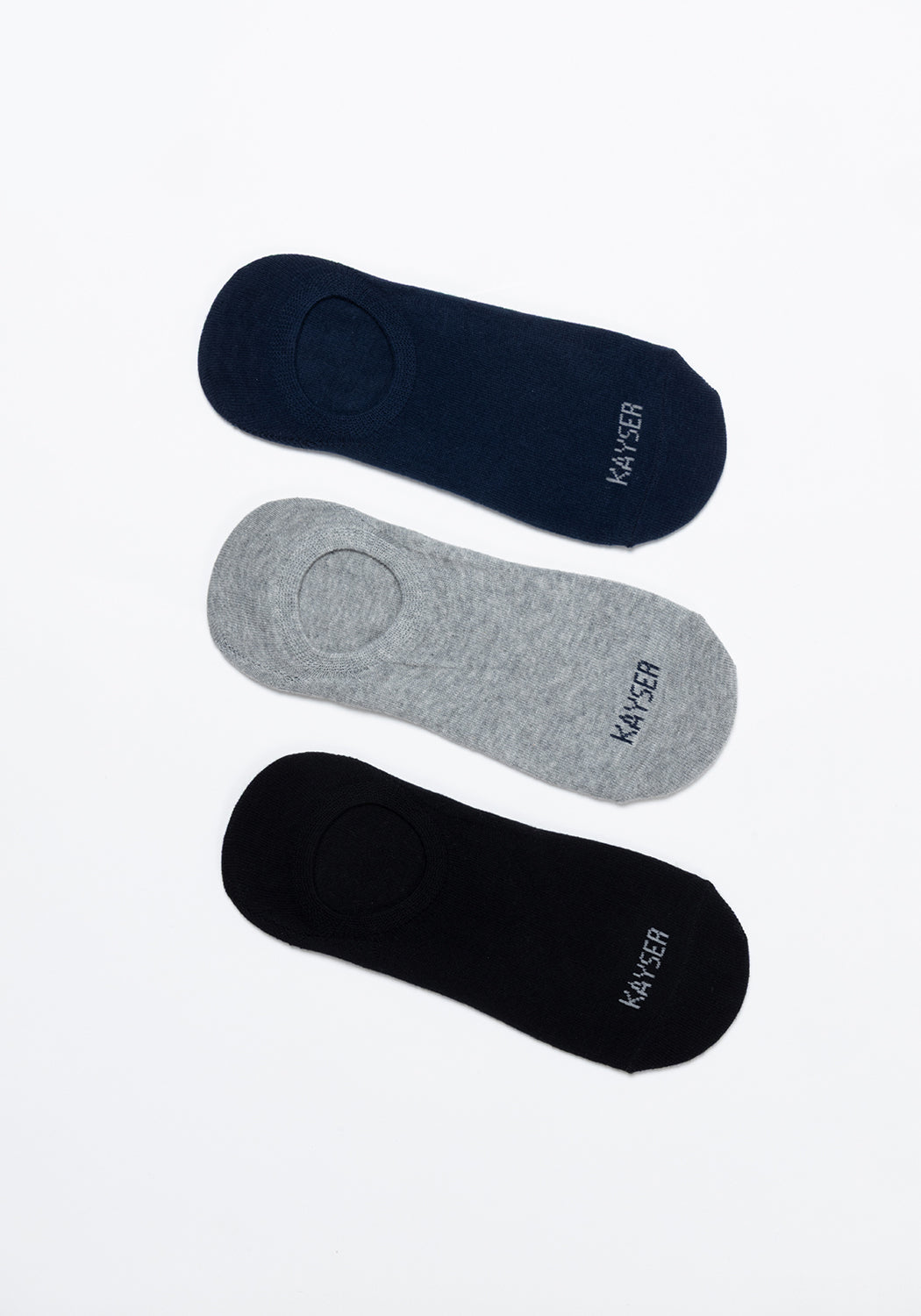 TRIPACK KAYSER CALCETIN INVISIBLE DE ALGODÓN AZUL DE HOMBRE