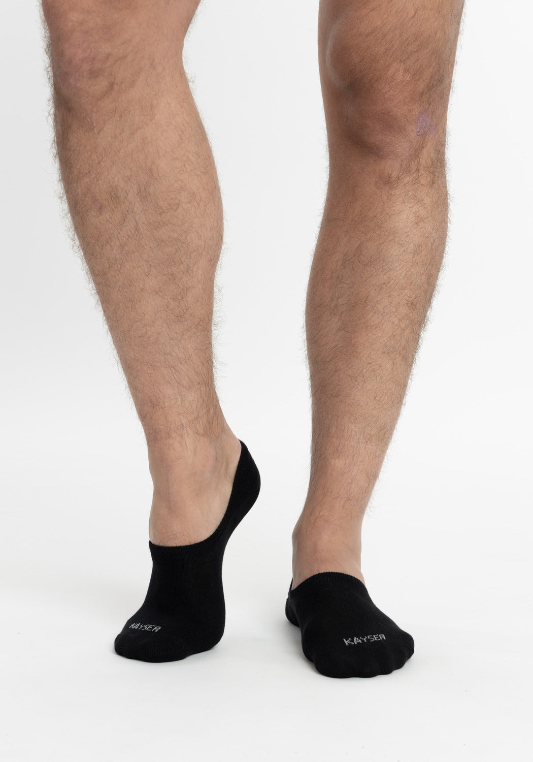 TRIPACK KAYSER  CALCETIN INVISIBLE DE ALGODÓN NEGRO DE HOMBRE