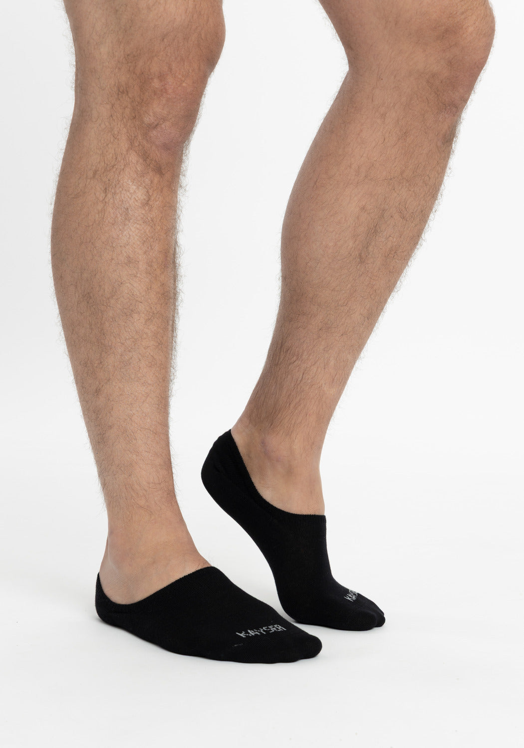 TRIPACK KAYSER  CALCETIN INVISIBLE DE ALGODÓN NEGRO DE HOMBRE