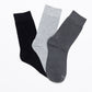 TRIPACK CALCETIN SOQUETES DE BAMBOO GRIS DE HOMBRE