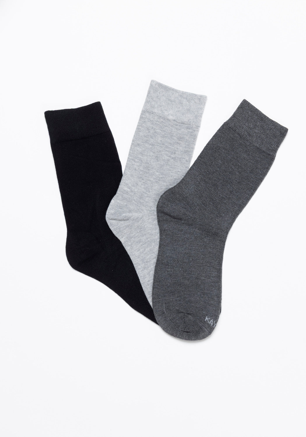 TRIPACK CALCETIN SOQUETES DE BAMBOO GRIS DE HOMBRE