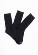TRIPACK KAYSER  CALCETIN SOQUETES DE BAMBOO NEGRO DE HOMBRE
