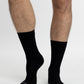 TRIPACK KAYSER  CALCETIN SOQUETES DE BAMBOO NEGRO DE HOMBRE