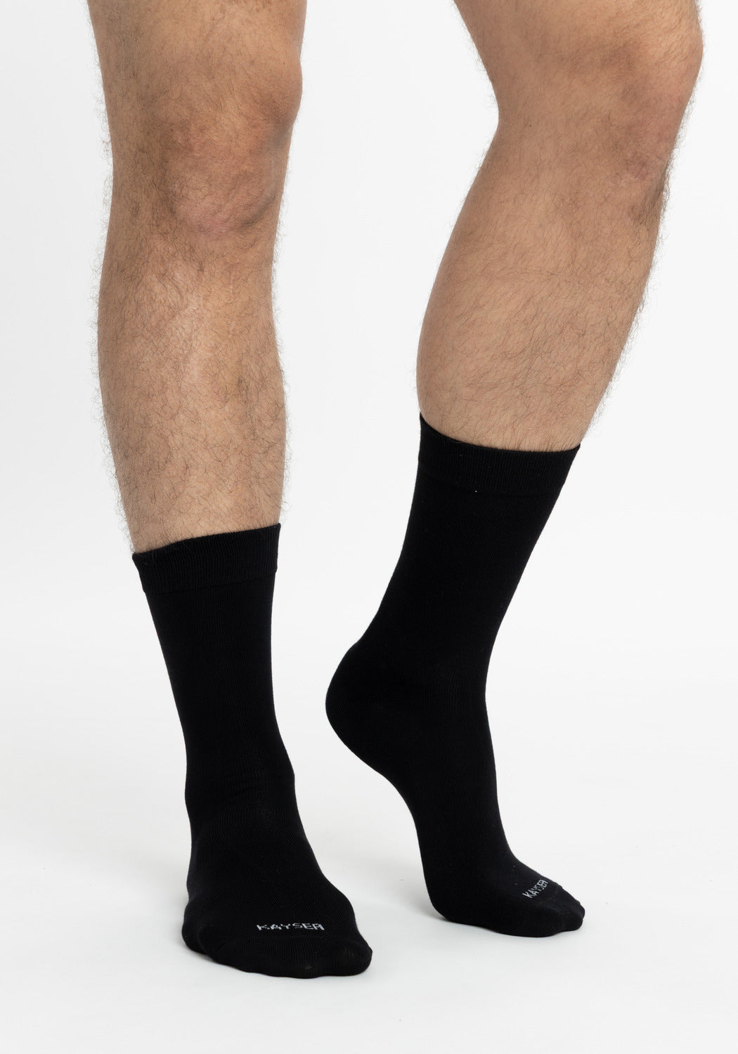 TRIPACK KAYSER  CALCETIN SOQUETES DE BAMBOO NEGRO DE HOMBRE