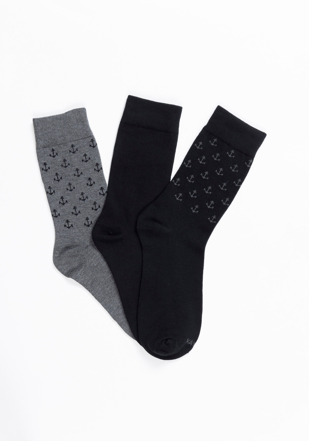 TRIPACK CALCETIN SOQUETES DE BAMBOO NEGRO DE HOMBRE