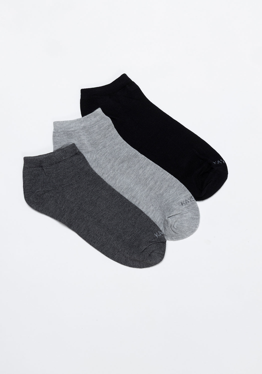 TRIPACK CALCETIN TOBILLEROS DE BAMBOO GRIS DE HOMBRE