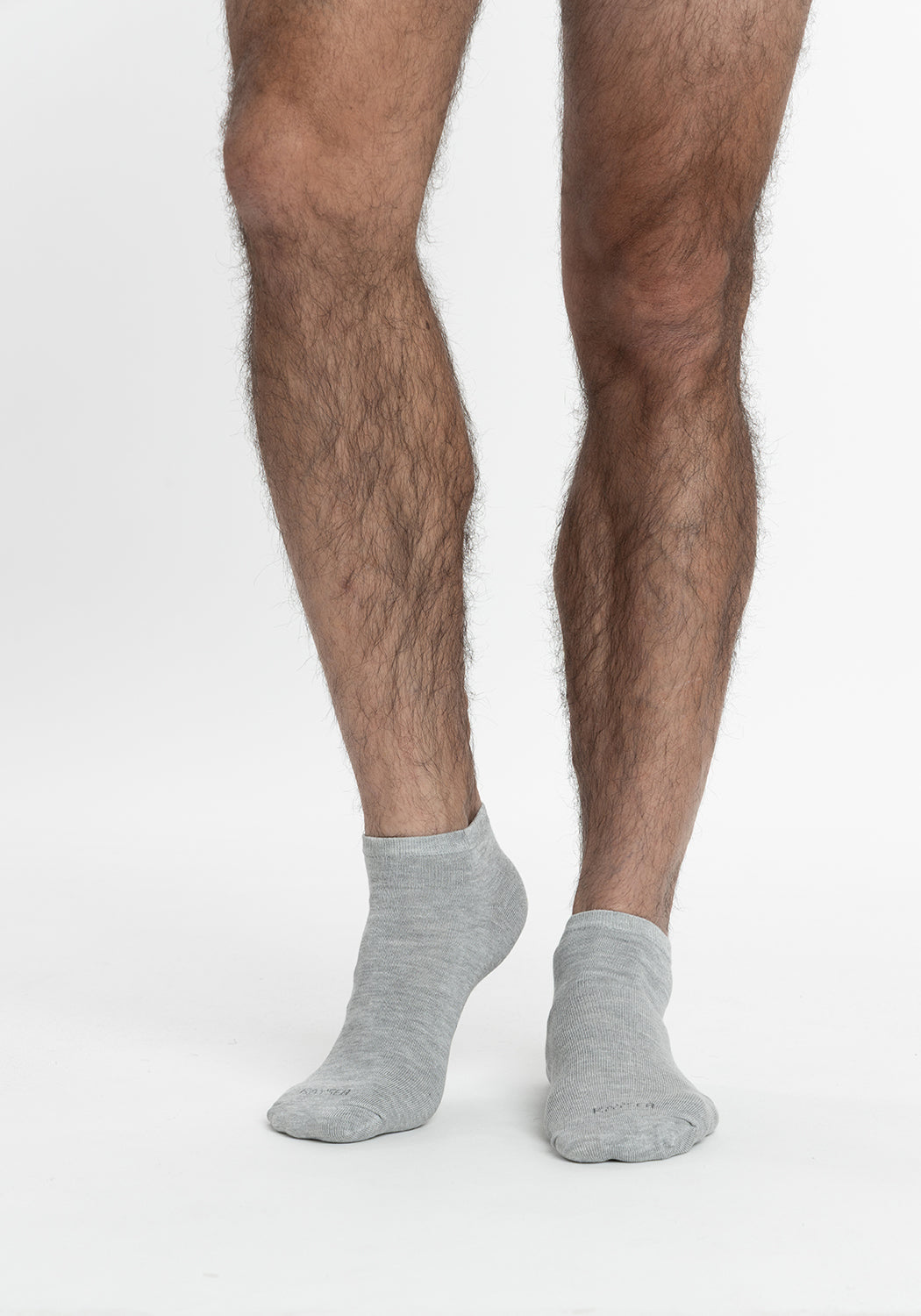 TRIPACK CALCETIN TOBILLEROS DE BAMBOO GRIS DE HOMBRE