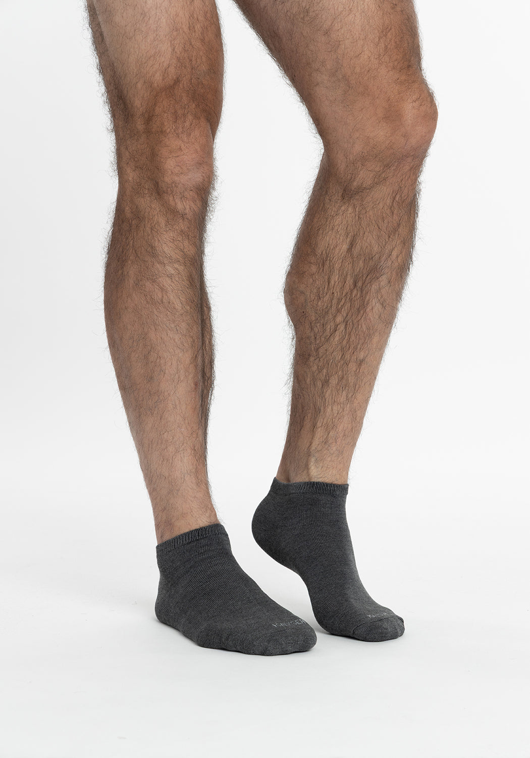 TRIPACK CALCETIN TOBILLEROS DE BAMBOO GRIS DE HOMBRE
