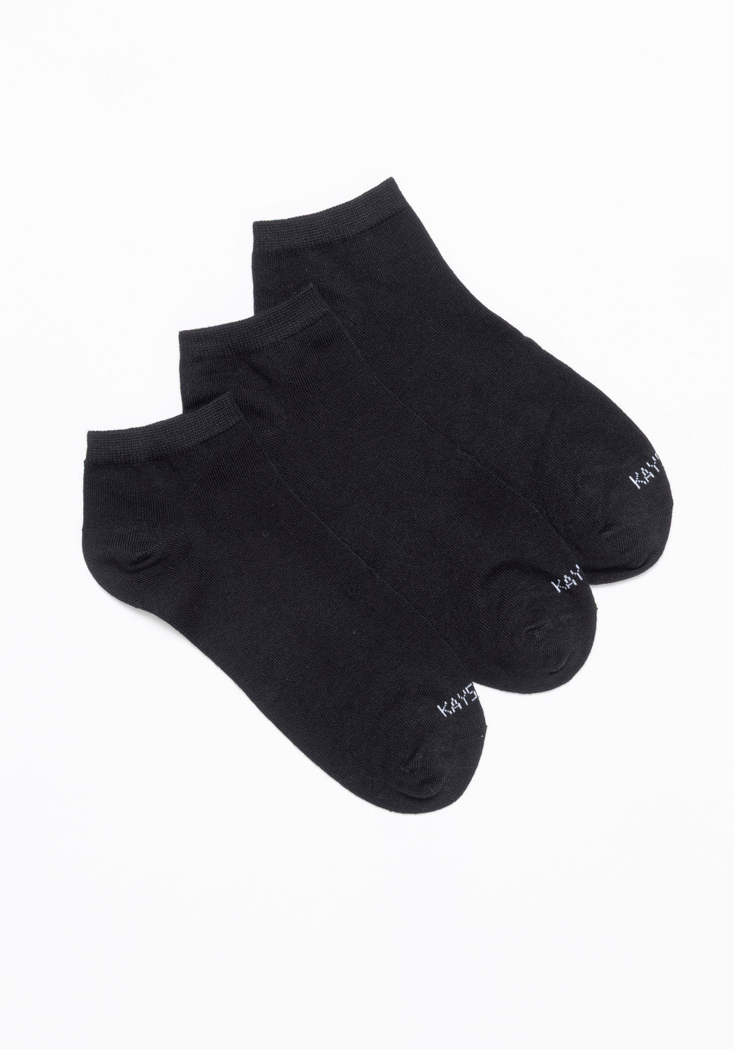 TRIPACK CALCETIN TOBILLEROS DE BAMBOO NEGRO DE HOMBRE