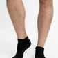 TRIPACK CALCETIN TOBILLEROS DE BAMBOO NEGRO DE HOMBRE