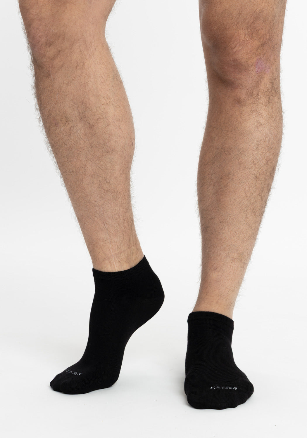 TRIPACK CALCETIN TOBILLEROS DE BAMBOO NEGRO DE HOMBRE