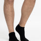 TRIPACK CALCETIN TOBILLEROS DE BAMBOO NEGRO DE HOMBRE
