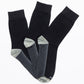 TRIPACK KAYSER  CALCETIN SOQUETES DE ALGODÓN COBRE NEGRO DE HOMBRE
