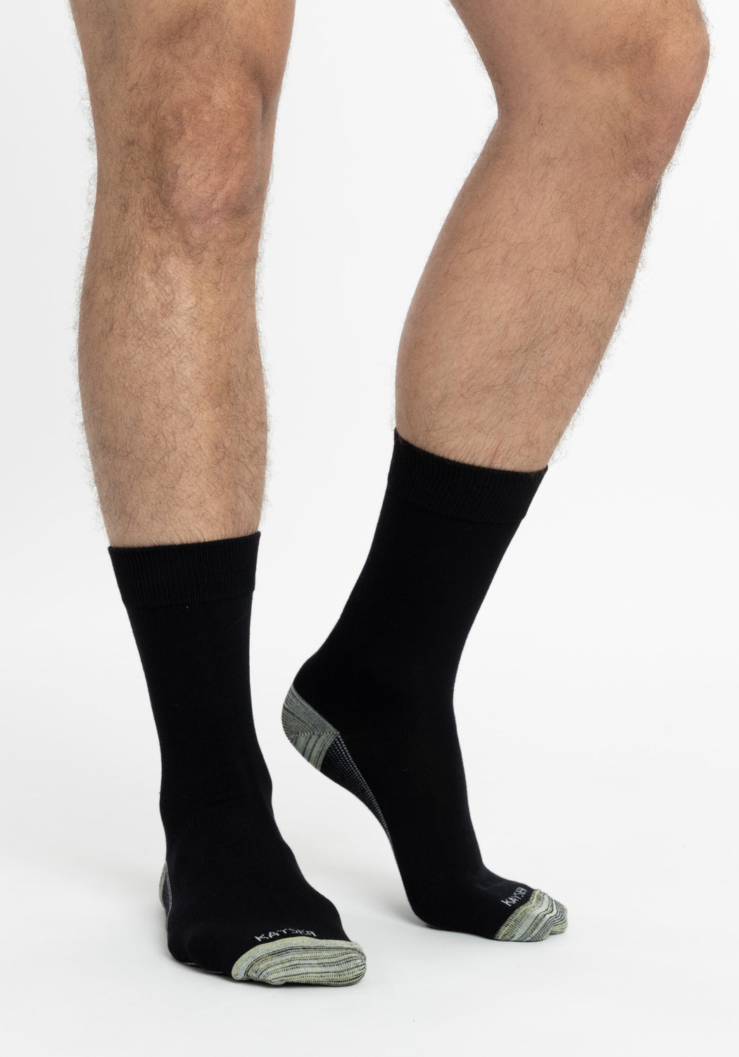 TRIPACK KAYSER  CALCETIN SOQUETES DE ALGODÓN COBRE NEGRO DE HOMBRE