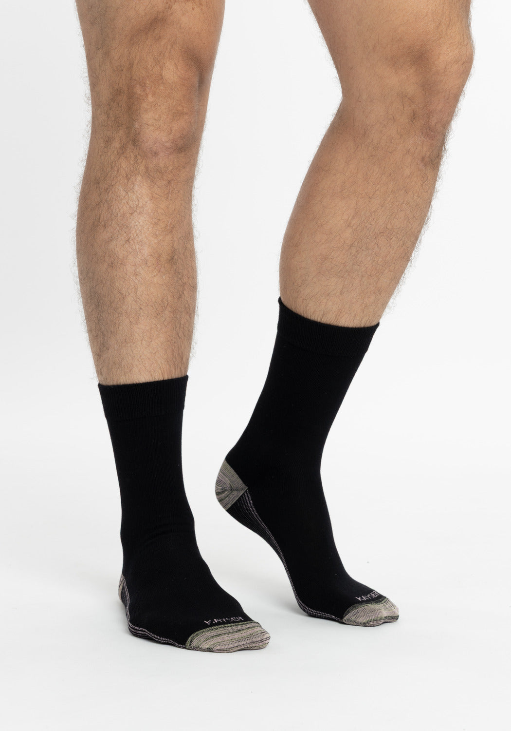 TRIPACK CALCETIN SOQUETES DE ALGODÓN COBRE NEGRO DE HOMBRE