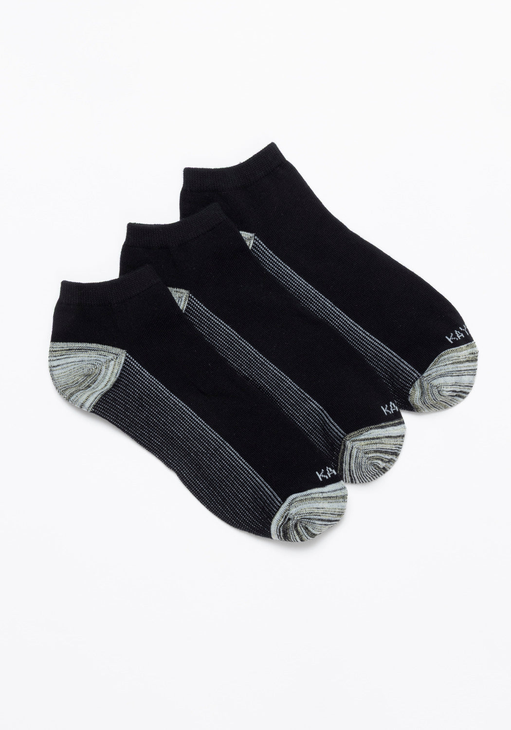 TRIPACK KAYSER  CALCETIN TOBILLEROS DE ALGODÓN COBRE NEGRO DE HOMBRE