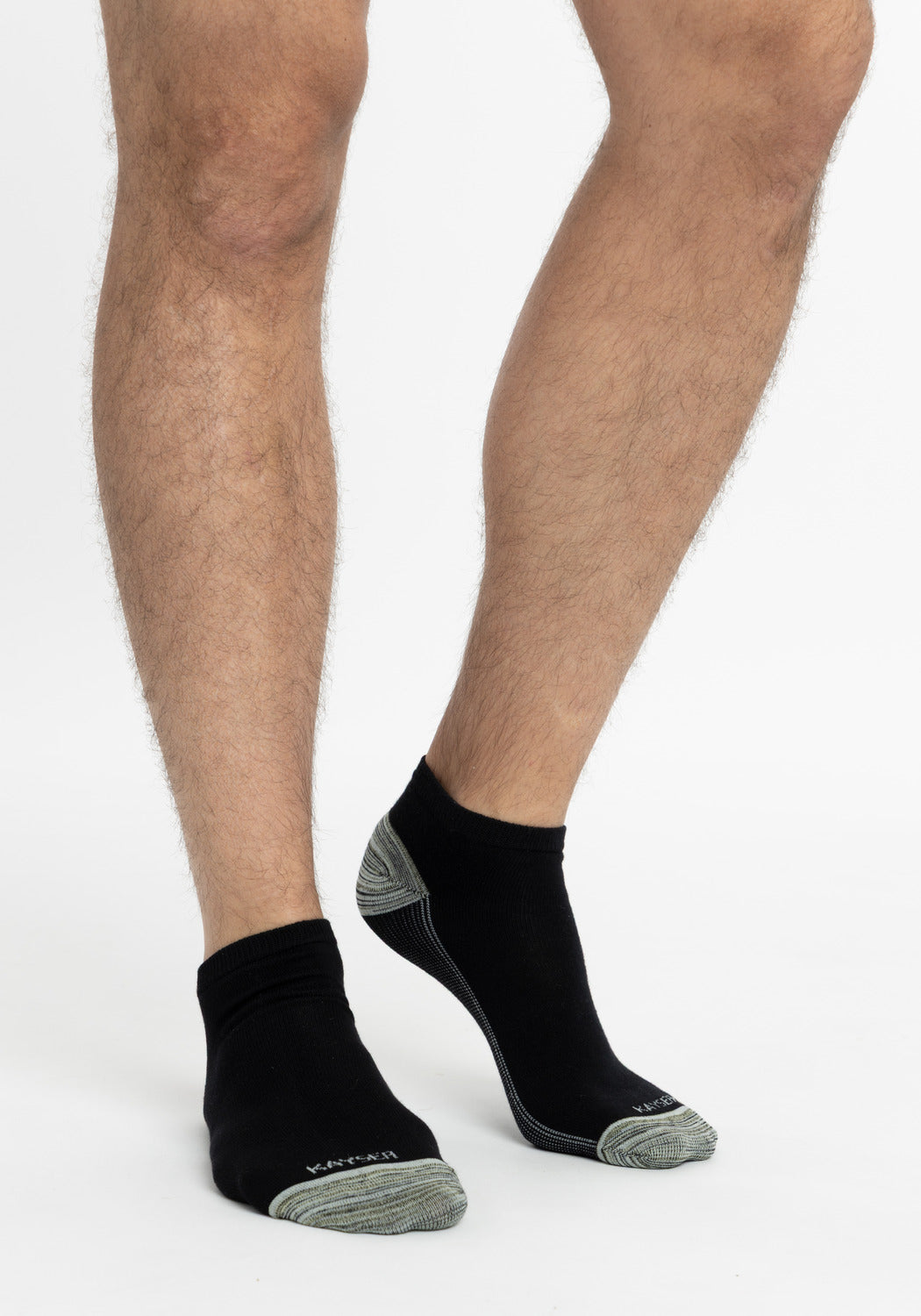 TRIPACK KAYSER  CALCETIN TOBILLEROS DE ALGODÓN COBRE NEGRO DE HOMBRE