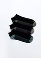 TRIPACK CALCETIN TOBILLEROS DE ALGODÓN COBRE NEGRO DE HOMBRE