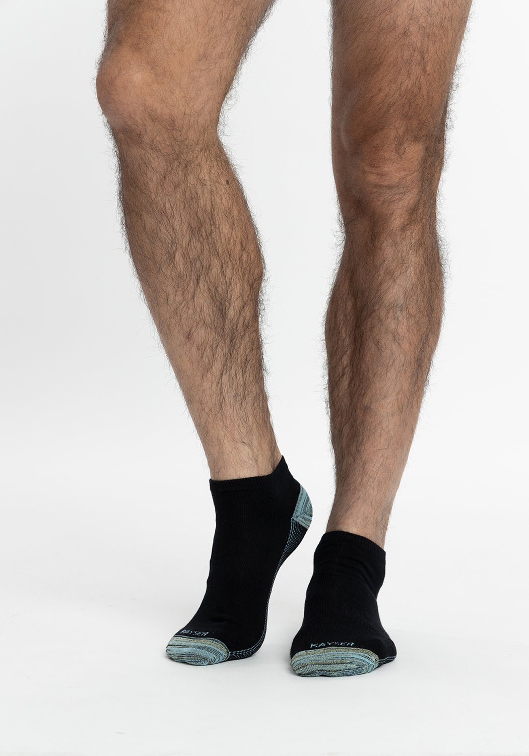 TRIPACK CALCETIN TOBILLEROS DE ALGODÓN COBRE NEGRO DE HOMBRE