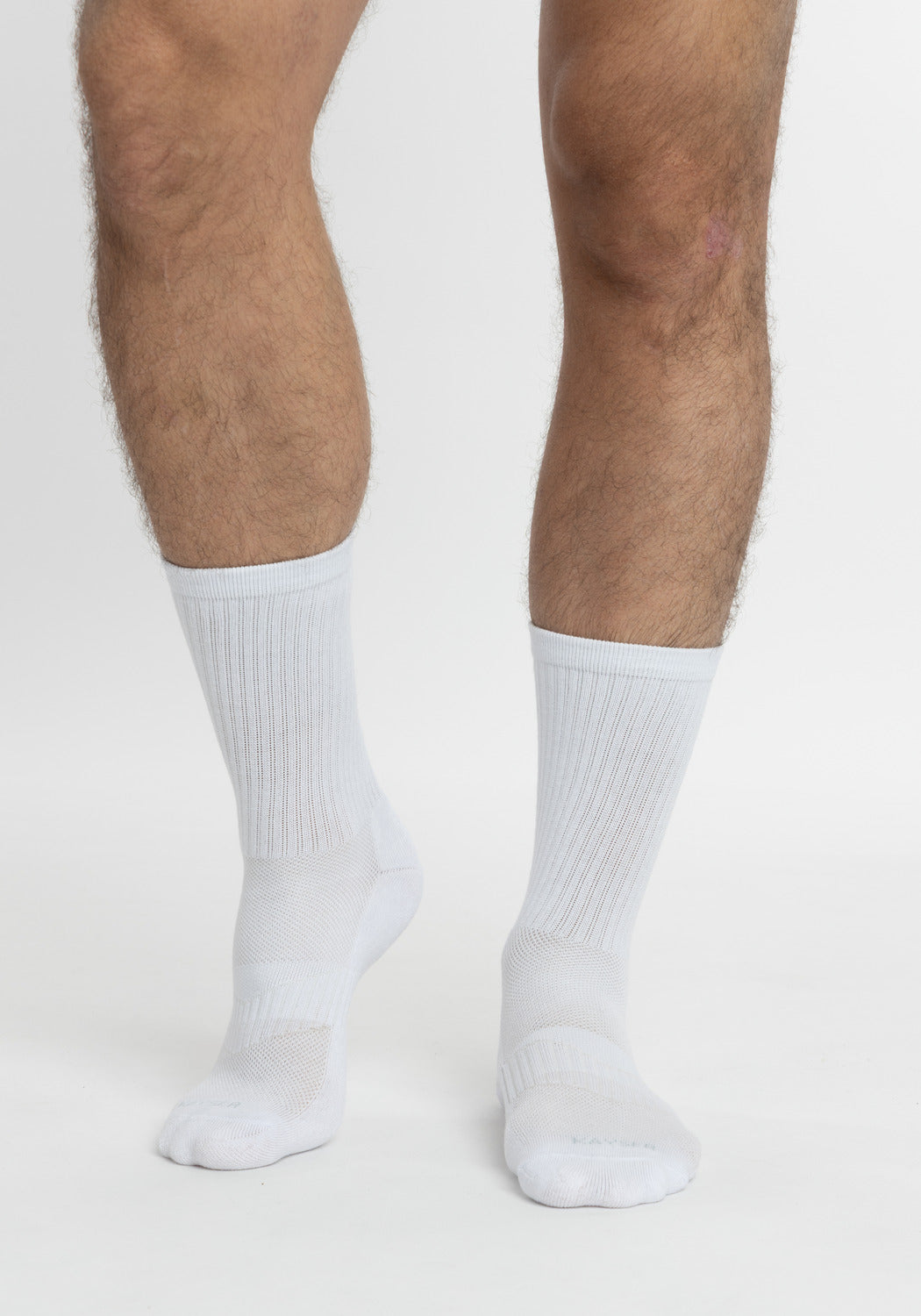 TRIPACK CALCETIN SOQUETES DE ALGODÓN BLANCO DE HOMBRE
