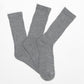 TRIPACK CALCETIN SOQUETES DE ALGODÓN GRIS DE HOMBRE