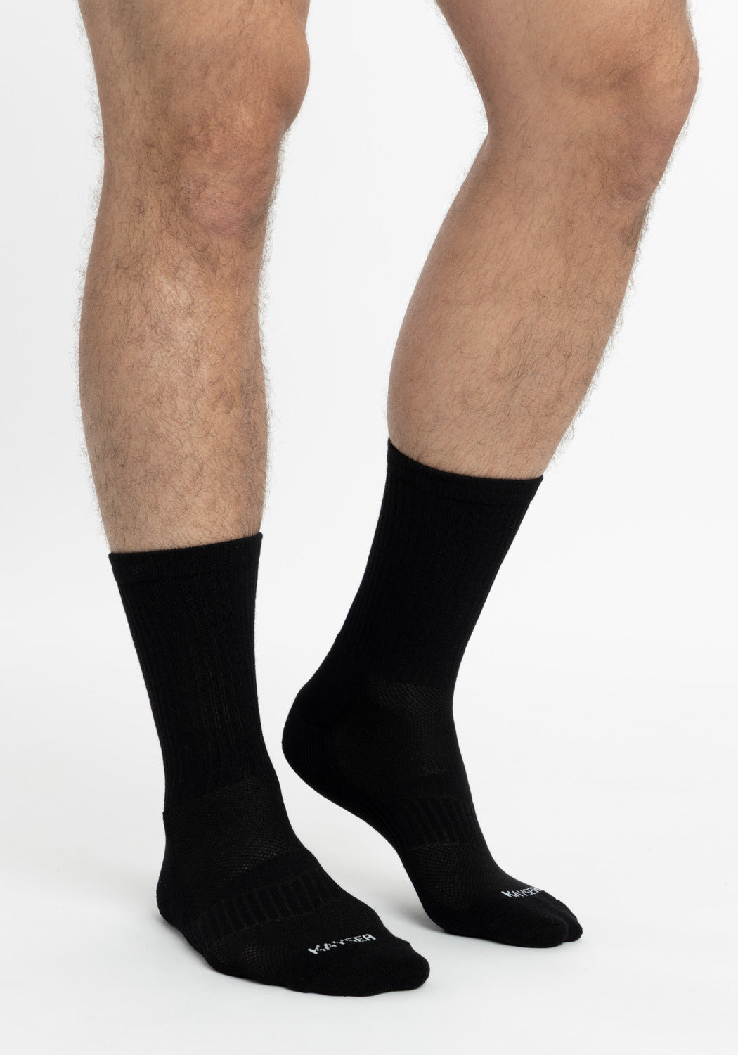 TRIPACK CALCETIN SOQUETES KAYSER  DE ALGODÓN NEGRO DE HOMBRE