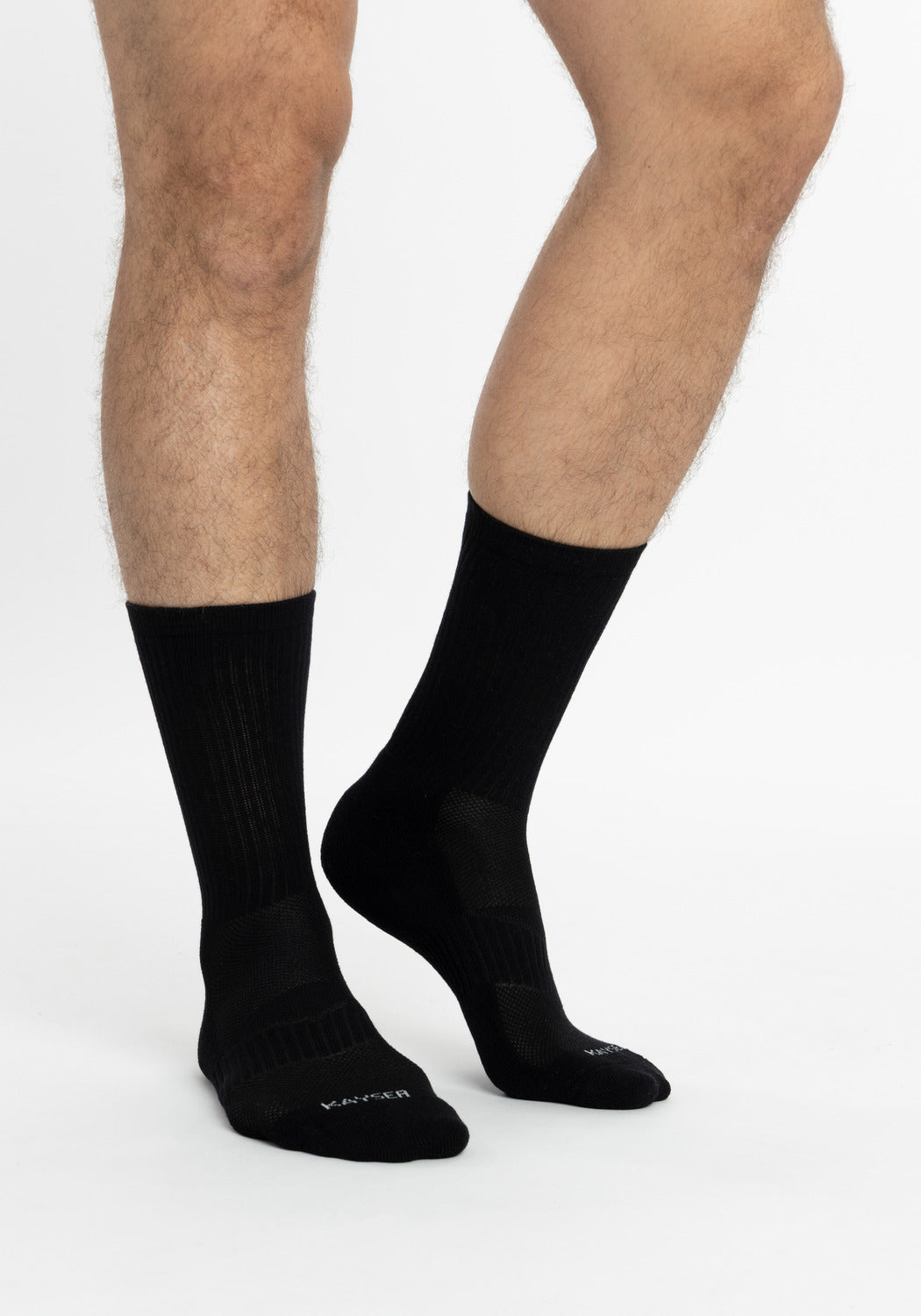 TRIPACK KAYSER  CALCETIN SOQUETES DE ALGODÓN NEGRO DE HOMBRE