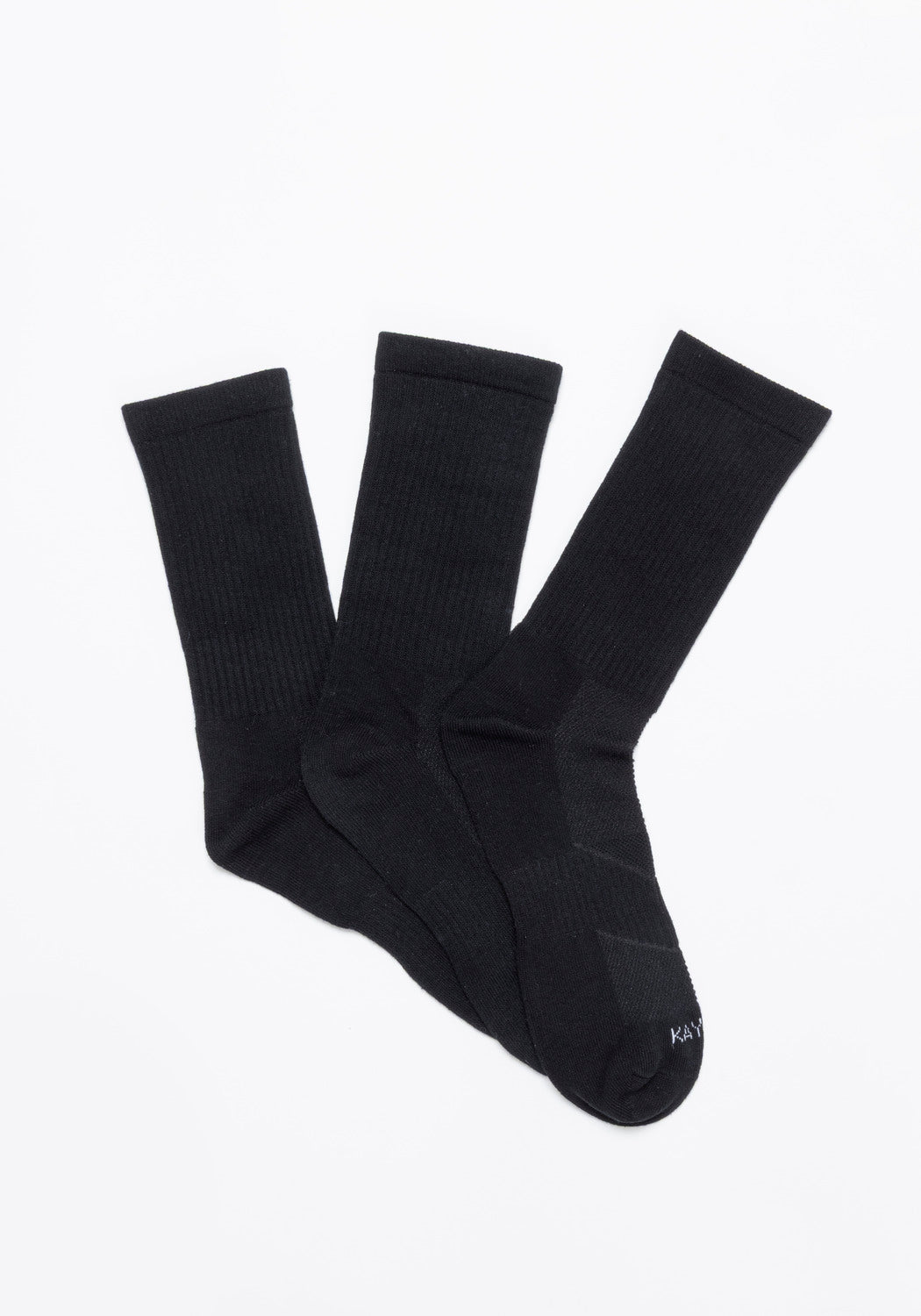 TRIPACK CALCETIN SOQUETES DE ALGODÓN NEGRO DE HOMBRE