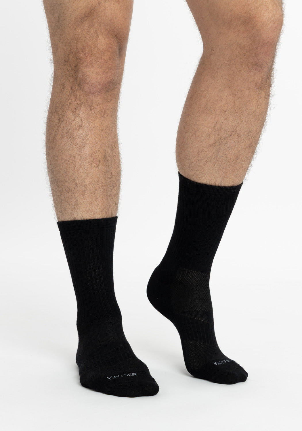 TRIPACK CALCETIN SOQUETES DE ALGODÓN NEGRO DE HOMBRE