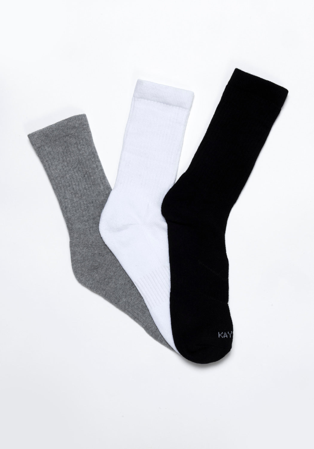 TRIPACK CALCETIN SOQUETES  ALGODÓN NEGRO HOMBRE
