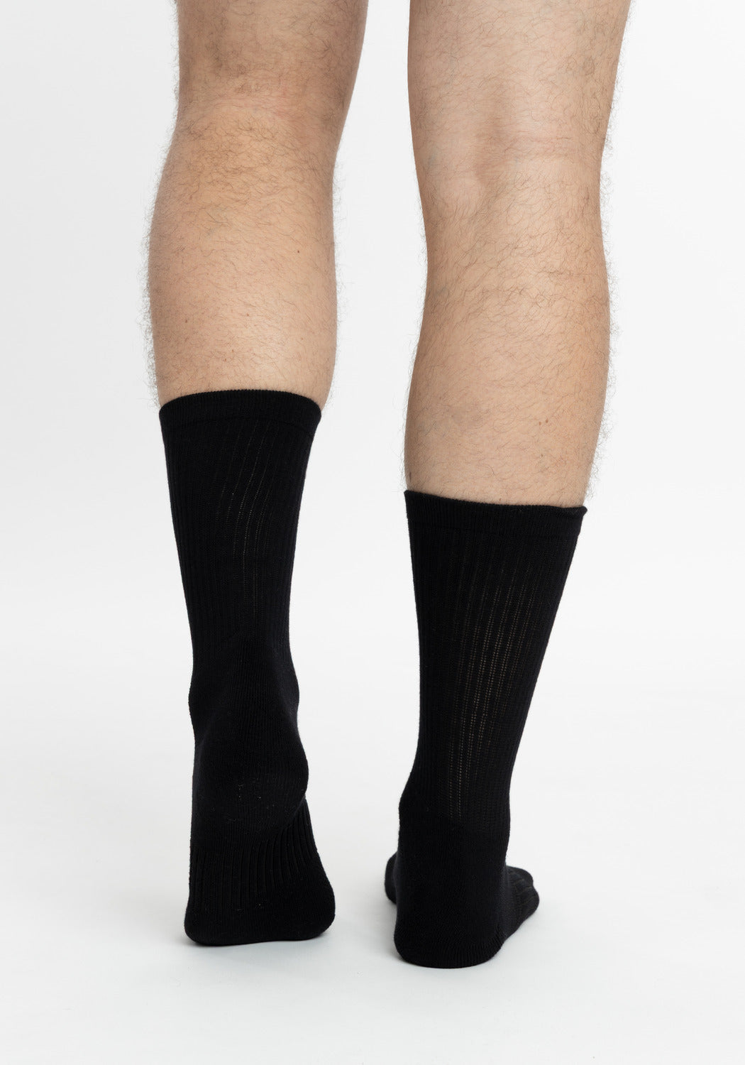 TRIPACK CALCETIN SOQUETES  ALGODÓN NEGRO HOMBRE