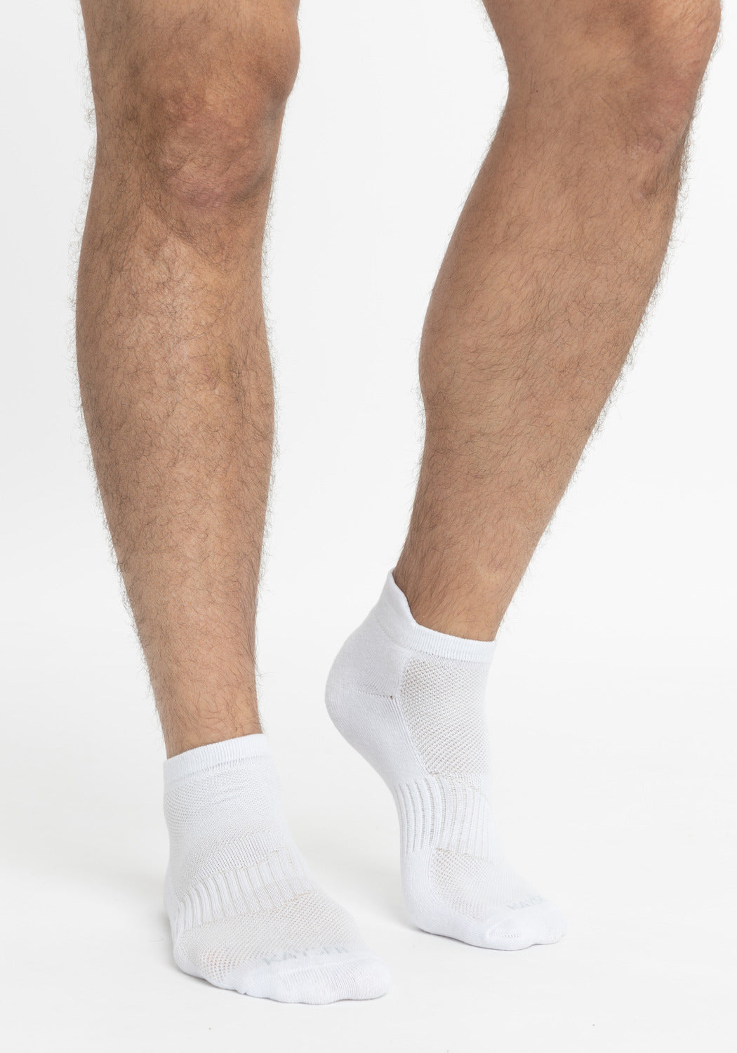 TRIPACK CALCETIN TOBILLEROS DE ALGODÓN BLANCO DE HOMBRE