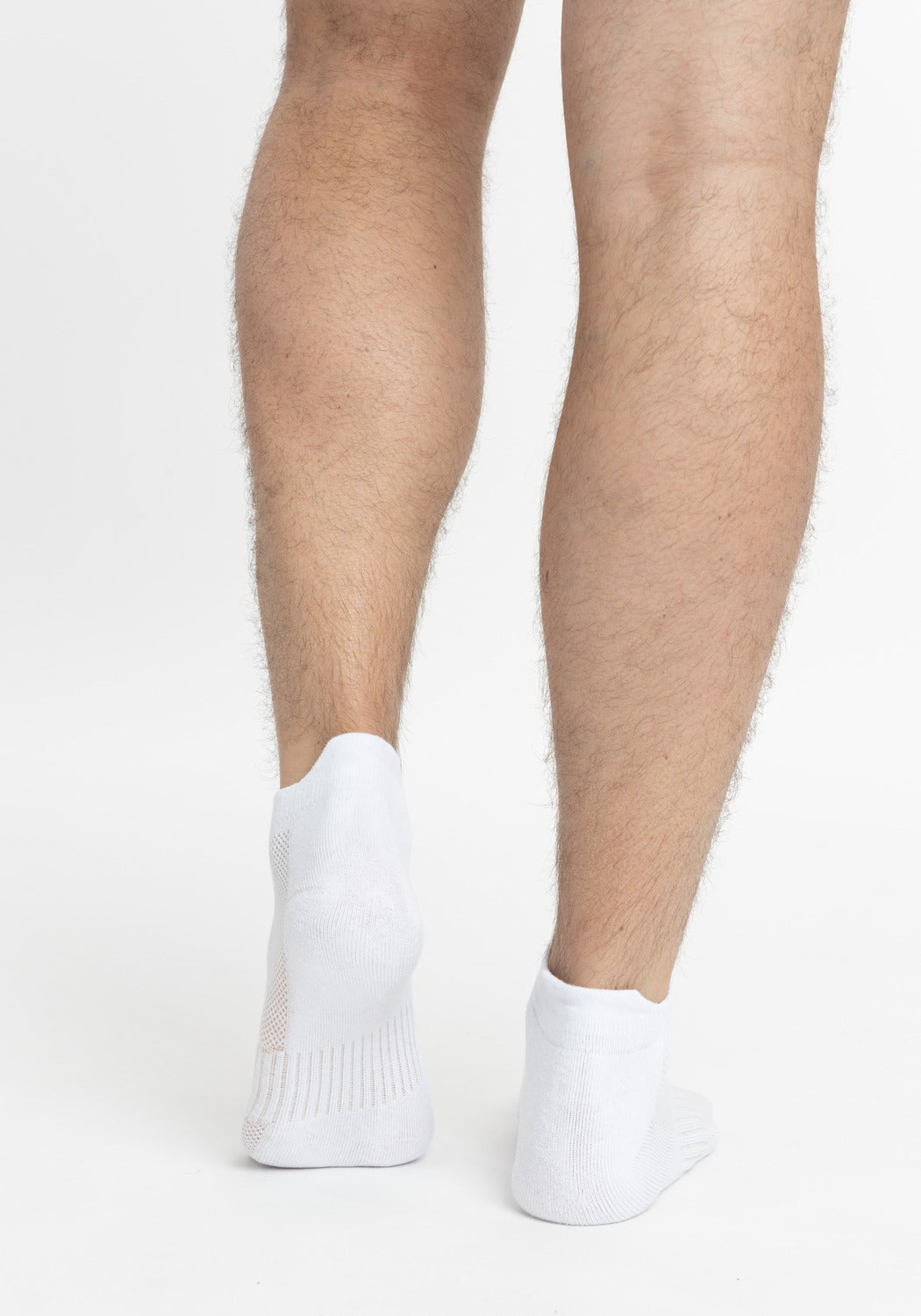 TRIPACK CALCETIN TOBILLEROS DE ALGODÓN BLANCO DE HOMBRE